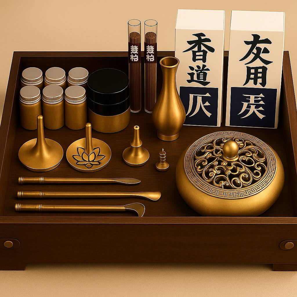 Zen Brass Incense Kit – A Ritual of Calm and Craft