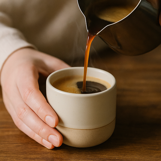 Japandi Ceramic Coffee Mug — Minimalist & Handmade