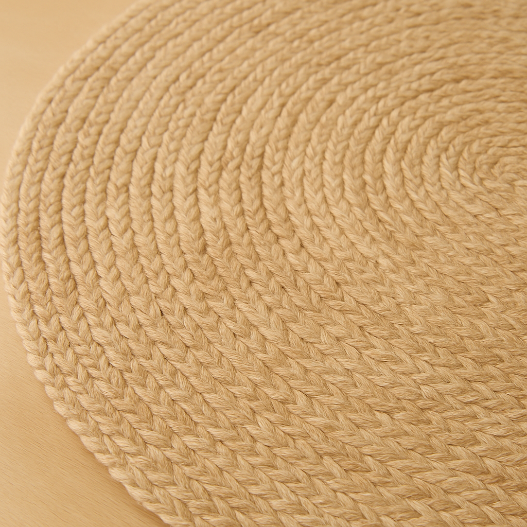 Oval Serenity Rug – Handwoven Natural Grace
