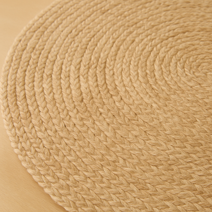 Oval Serenity Rug – Handwoven Natural Grace