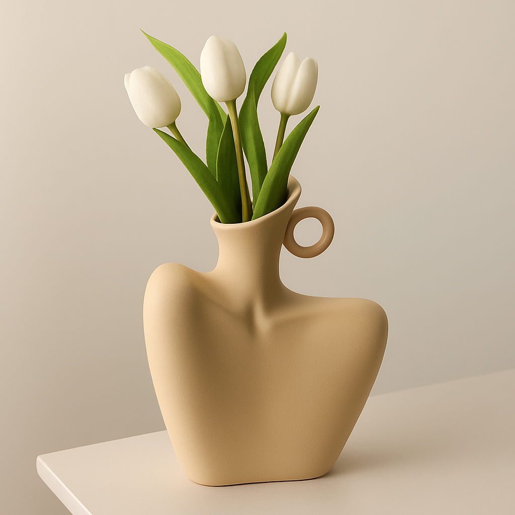 Sculptural Serenity Vase – A Calm Gift for Beautiful Spaces