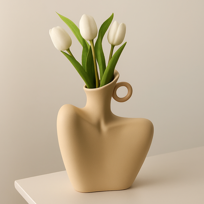 Sculptural Serenity Vase – A Calm Gift for Beautiful Spaces