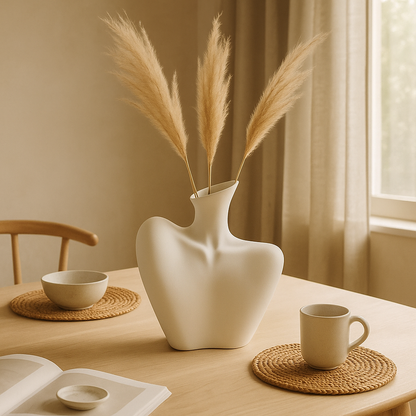 Sculptural Serenity Vase – A Calm Gift for Beautiful Spaces