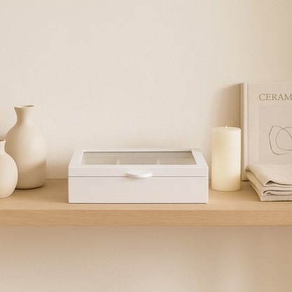 Timeless Wooden Jewelry Box – A Serene Home for Your Treasures