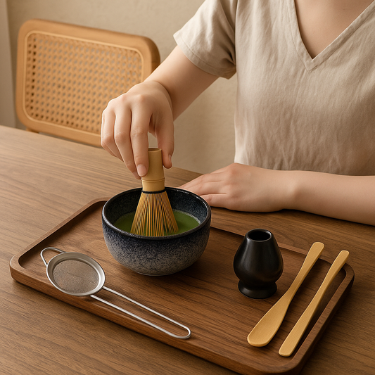 The Japandi Matcha Set – 6 Tools for a Peaceful Tea Ritual