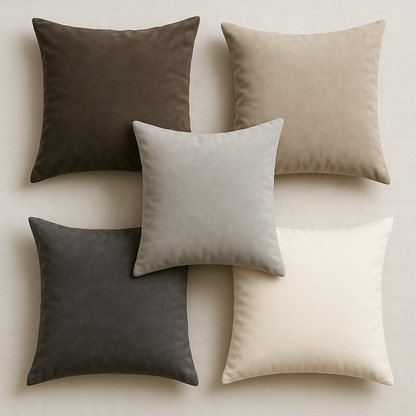 Velvet Cushion Cover 40x40 – Japandi Style