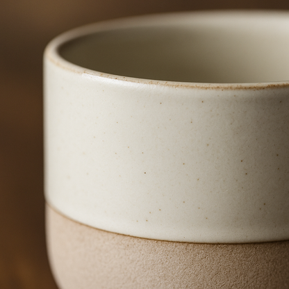Japandi Ceramic Coffee Mug — Minimalist & Handmade