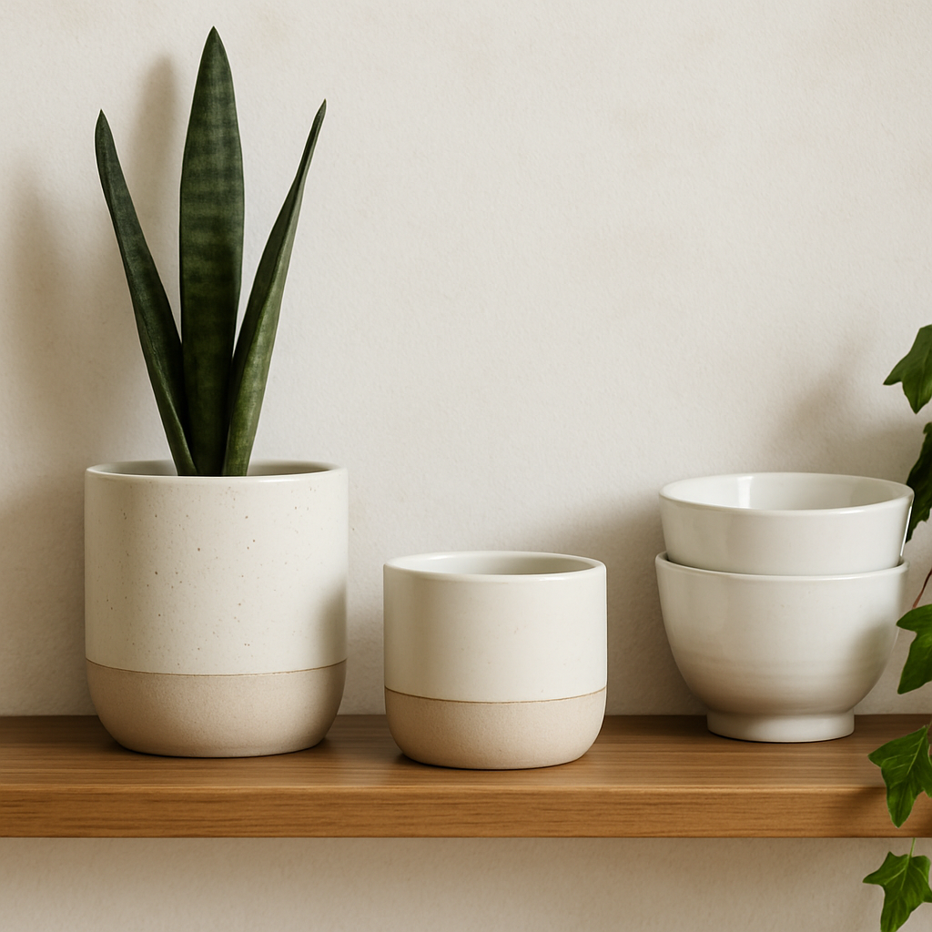 Japandi Ceramic Coffee Mug — Minimalist & Handmade